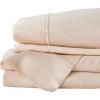 Tempur-Pedic Cool Luxury Sheet Set, Queen, Silver Sconce(Sand Dollar)