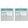 Tempur-Pedic Cool Tot Cooling Fitted Waterproof Infant and Baby Crib Mattress Protector Pad & Toddler Bed Cover, Comfortable and Luxurious Topper, Machine Washable and Dryer Friendly, 52” x 28”- White(Crib (Pack of 2))