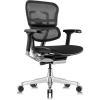 Tempur-Pedic Ergohuman GEN2 Mid Back Ergonomic Office Chair Seat, Adjustable Arms, Seat Height, Tilt Lock and Lumbar Support, Mesh Back, Blue(Black)