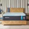Tempur-Pedic LuxBreeze 2.0 Medium Hybrid, Queen(Blue)