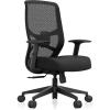 Tempur-Pedic ProTask Executive Task Office Chair with Mesh Back and Built-in Lumbar Support, Height-Adjustable Ergonomic Mesh Office Desk Chair, Grey(Black)