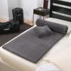 Tempur-Pedic Set-Includes Travel Size TEMPUR-Neck Pillow, Mattress Overlay, and Carry Bag, Gray(Neck Pillow)