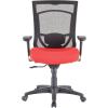 Tempur-Pedic TP7000 Mesh Back Fabric Task Chair, Black and Cobalt (TP7000-COBALT)(Red)