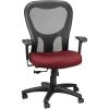 Tempur-Pedic TP9000C Mesh Swivel Task Chair with Tempur Material, Cooling Gel Layer, Adjustable Armrests, and Lumbar Support, Olive(Burgundy)