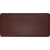 Tempur-Pedic Ultra Comfort Anti-Fatigue Frame Pewter 1′ 8″ x 3′ 6″ Kitchen Floor Mat Cushioned Ergonomic Standing Desk Mat Waterproof Non-Skid Foam(Frame Wine)