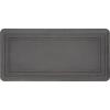Tempur-Pedic Ultra Comfort Anti-Fatigue Frame Pewter 1′ 8″ x 3′ 6″ Kitchen Floor Mat Cushioned Ergonomic Standing Desk Mat Waterproof Non-Skid Foam(Frame Gray)