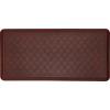 Tempur-Pedic Ultra Comfort Anti-Fatigue Frame Pewter 1′ 8″ x 3′ 6″ Kitchen Floor Mat Cushioned Ergonomic Standing Desk Mat Waterproof Non-Skid Foam(Lattice Wine)