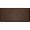 Tempur-Pedic Ultra Comfort Anti-Fatigue Frame Pewter 1′ 8″ x 3′ 6″ Kitchen Floor Mat Cushioned Ergonomic Standing Desk Mat Waterproof Non-Skid Foam(Lattice Dark Brown)