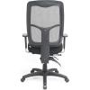 Eurotech Seating Apollo Multifunction High-Back Ergonomic Office Chair with TEMPUR® Cushioned Seat and Mesh Back, 360-Degree Swivel Executive Task Office Chair, Black(Upgraded Seat with Authentic TEMPUR-Material)