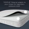 Tempur-Pedic TEMPUR-Cloud ProHi Memory Foam Pillow, King (Pack of 1), White(Queen)