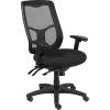 Eurotech Seating Apollo Multifunction High-Back Ergonomic Office Chair with TEMPUR® Cushioned Seat and Mesh Back, 360-Degree Swivel Executive Task Office Chair, Black(Original Foam Seat)