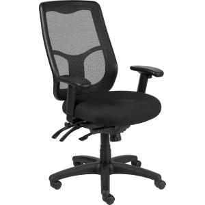 Eurotech Seating Apollo Multifunction High-Back Ergonomic Office Chair with TEMPUR® Cushioned Seat and Mesh Back, 360-Degree Swivel Executive Task Office Chair, Black(Original Foam Seat)