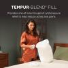 TEMPUR-Pedic TEMPUR-Cloud Adjustable, King-2-Pack Pillow, King, White 2 Count