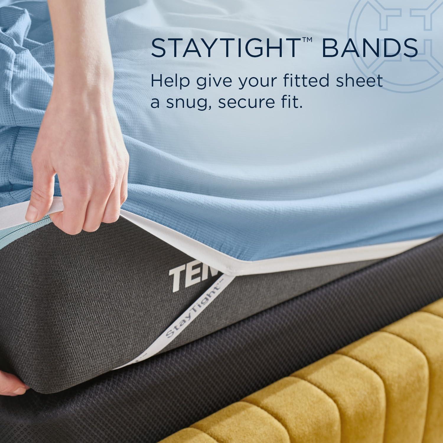 imageTEMPUR ProAir Sheet Set Sleepy Blue  KingBlue Azure