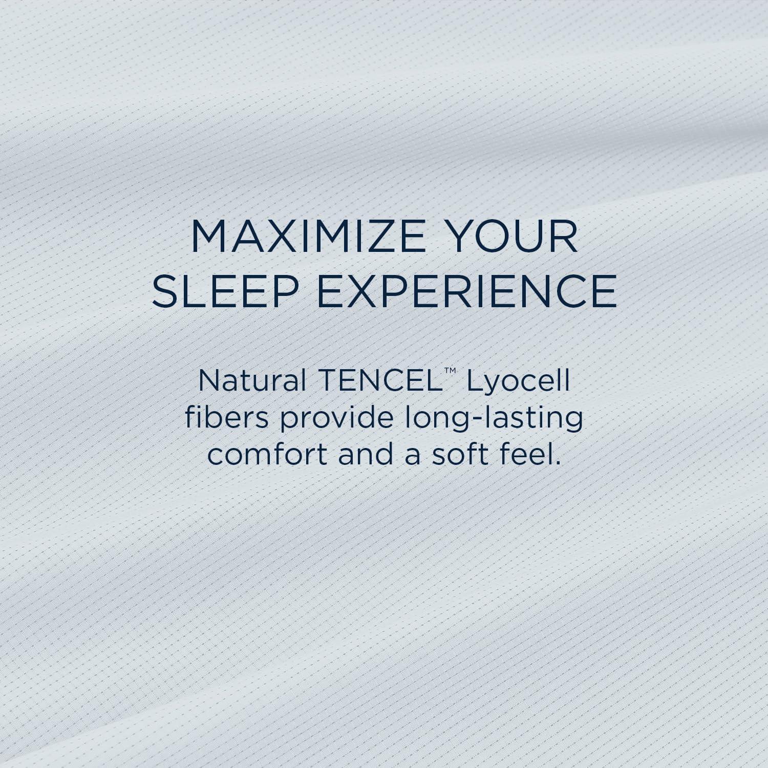 imageTEMPUR ProAir Sheet Set Sleepy Blue  KingCool Gray