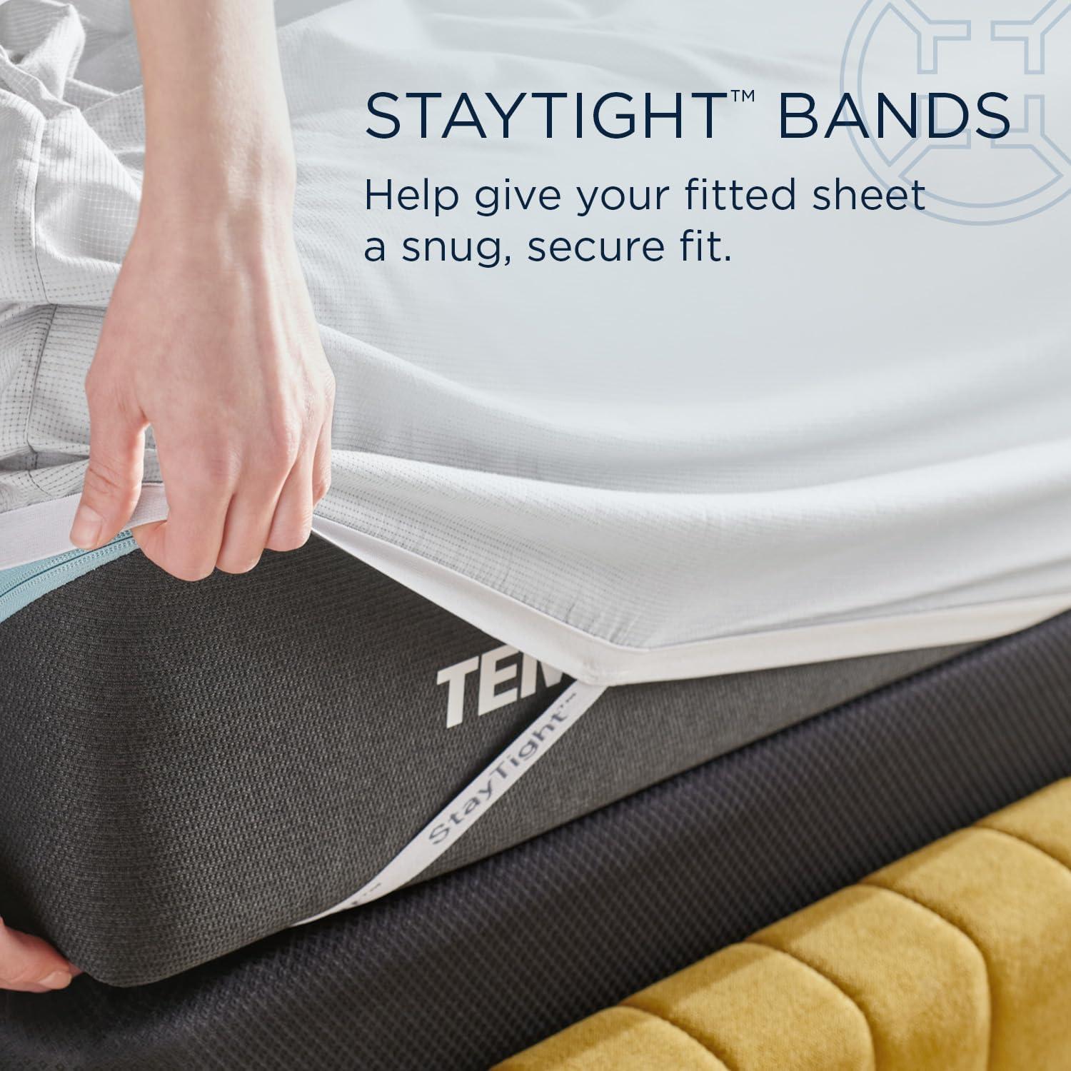 imageTEMPUR ProAir Sheet Set Sleepy Blue  KingWhite