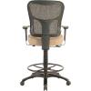 Tempur-Pedic Tp8200 Ergonomic Fabric Mid-Back Drafting Stool, Beige (Tp8200-Beige)(Beige)