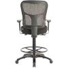Tempur-Pedic Tp8200 Ergonomic Fabric Mid-Back Drafting Stool, Beige (Tp8200-Beige)(Black)