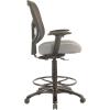 Tempur-Pedic Tp8200 Ergonomic Fabric Mid-Back Drafting Stool, Beige (Tp8200-Beige)(Grey)