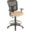 Tempur-Pedic Tp8200 Ergonomic Fabric Mid-Back Drafting Stool, Beige (Tp8200-Beige)(Beige)