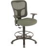 Tempur-Pedic Tp8200 Ergonomic Fabric Mid-Back Drafting Stool, Beige (Tp8200-Beige)(Olive)