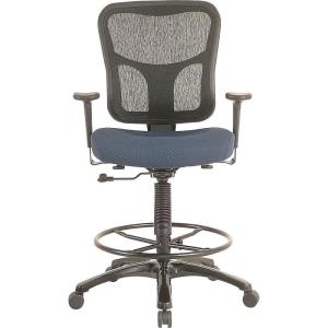 Tempur-Pedic Tp8200 Ergonomic Fabric Mid-Back Drafting Stool, Beige (Tp8200-Beige)(Navy)